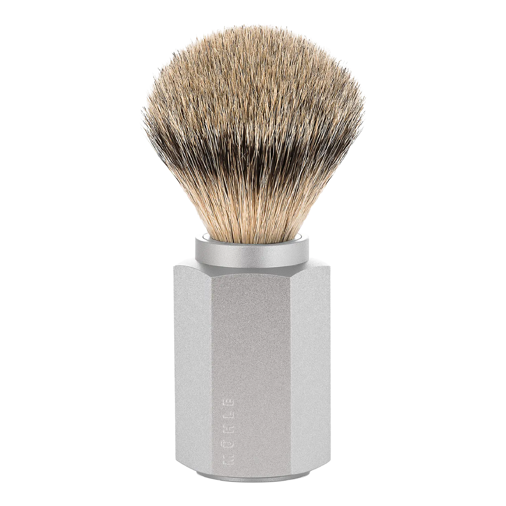 Mühle Hexagon Silvertip Badger barberkost