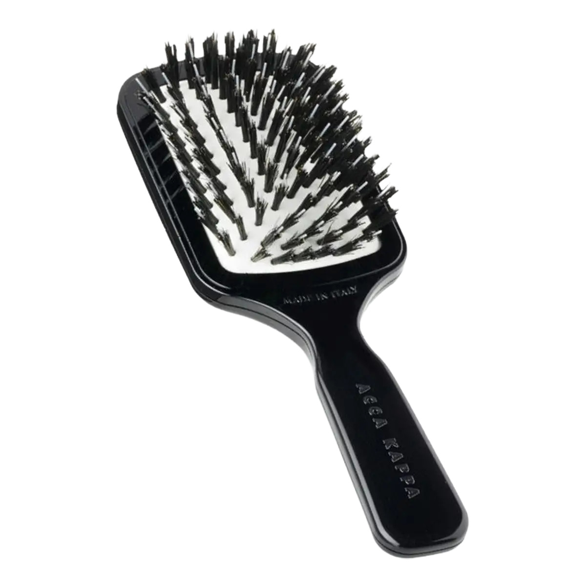 Acca Kappa Mini Paddle Brush 100% Boar Bristles & Nylon Monofilament