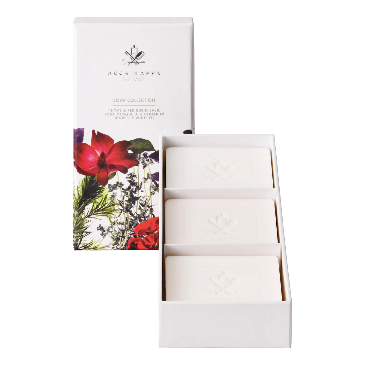 Acca Kappa Soap Collection - gavesett