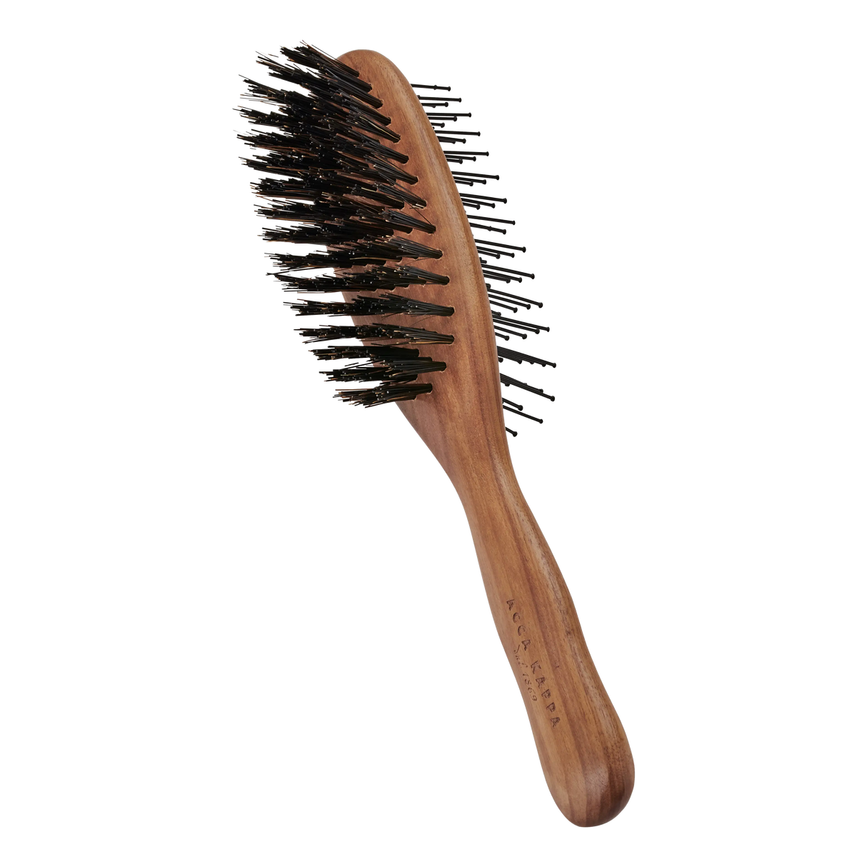 Acca Kappa Dog Brush In Walnut Wood