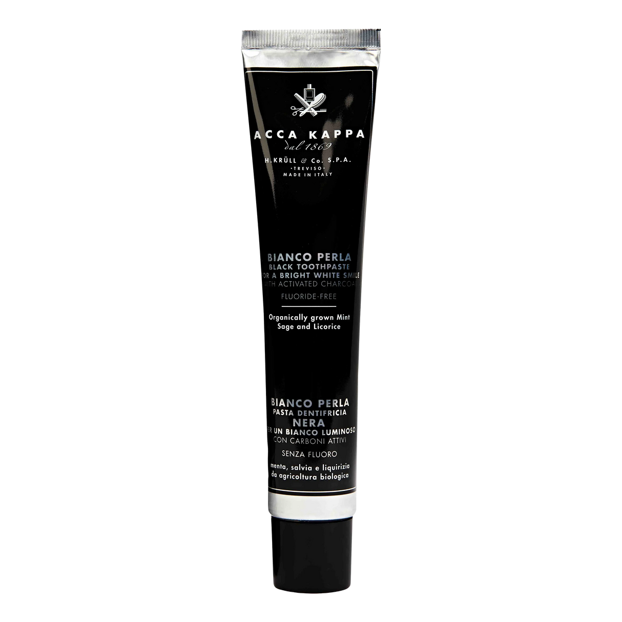 Acca Kappa tannkrem med aktivt kull