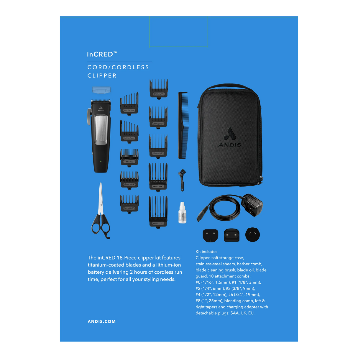 Andis inCRED hårklipper