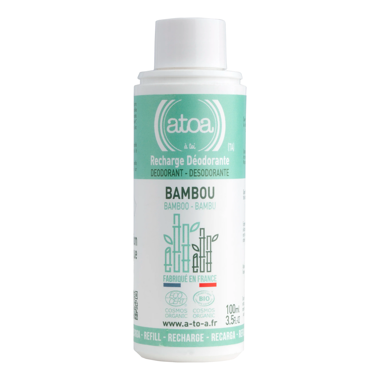 Atoa Roll-on Deodorant - Refill Bambus