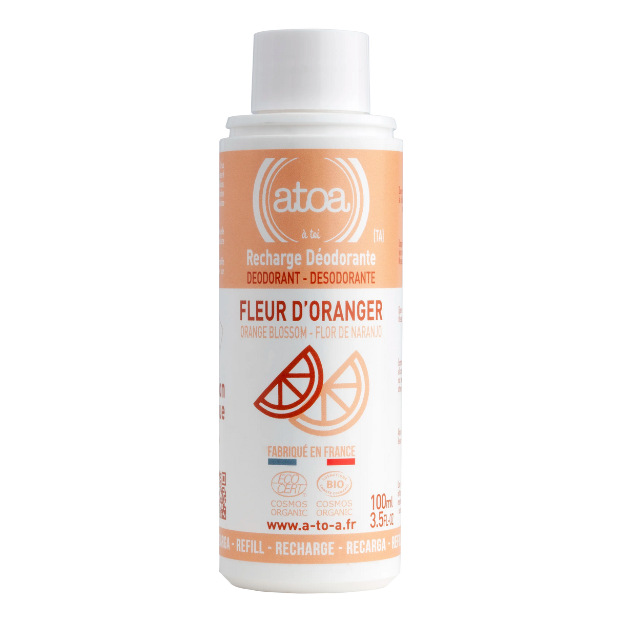 Atoa Roll-on Deodorant - Refill Orange Blossom