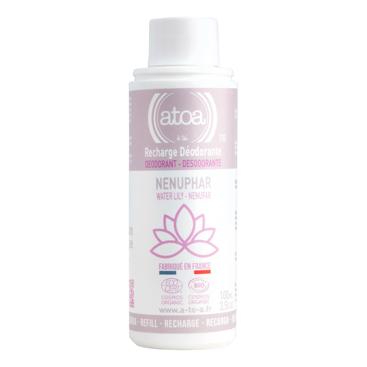 Atoa Roll-on Deodorant - Refill Vannlilje