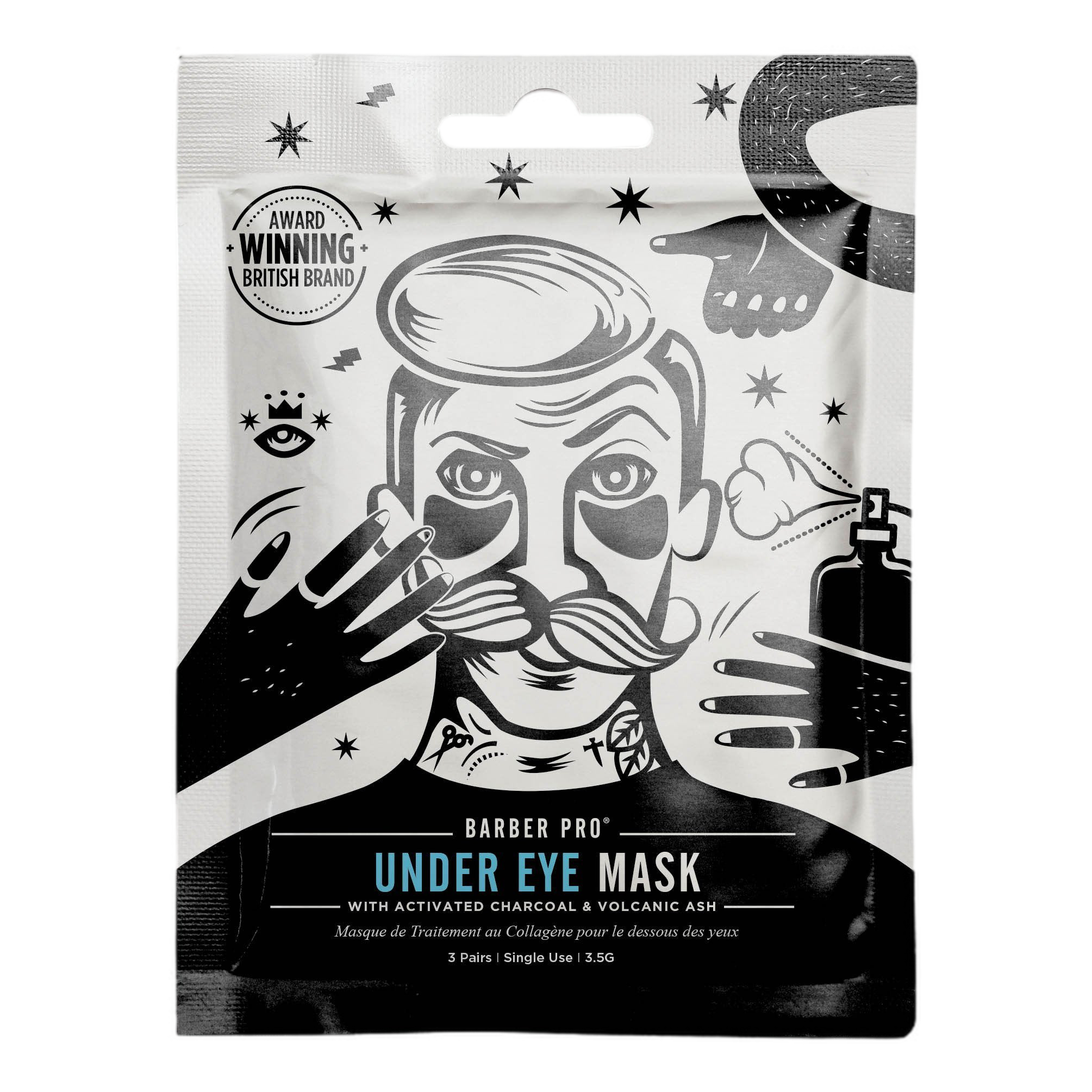Barber Pro Under Eye Mask 3-pakning