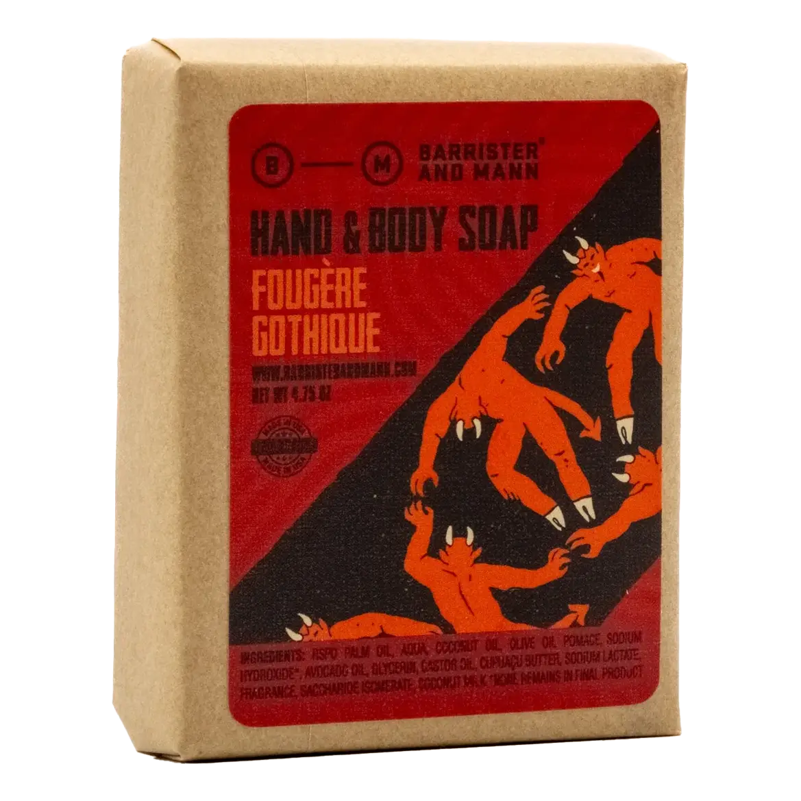 Barrister and Mann hånd- og kroppssåpe - Fougère Gothique