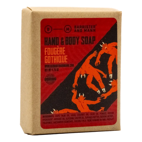 Barrister and Mann hånd- og kroppssåpe - Fougère Gothique