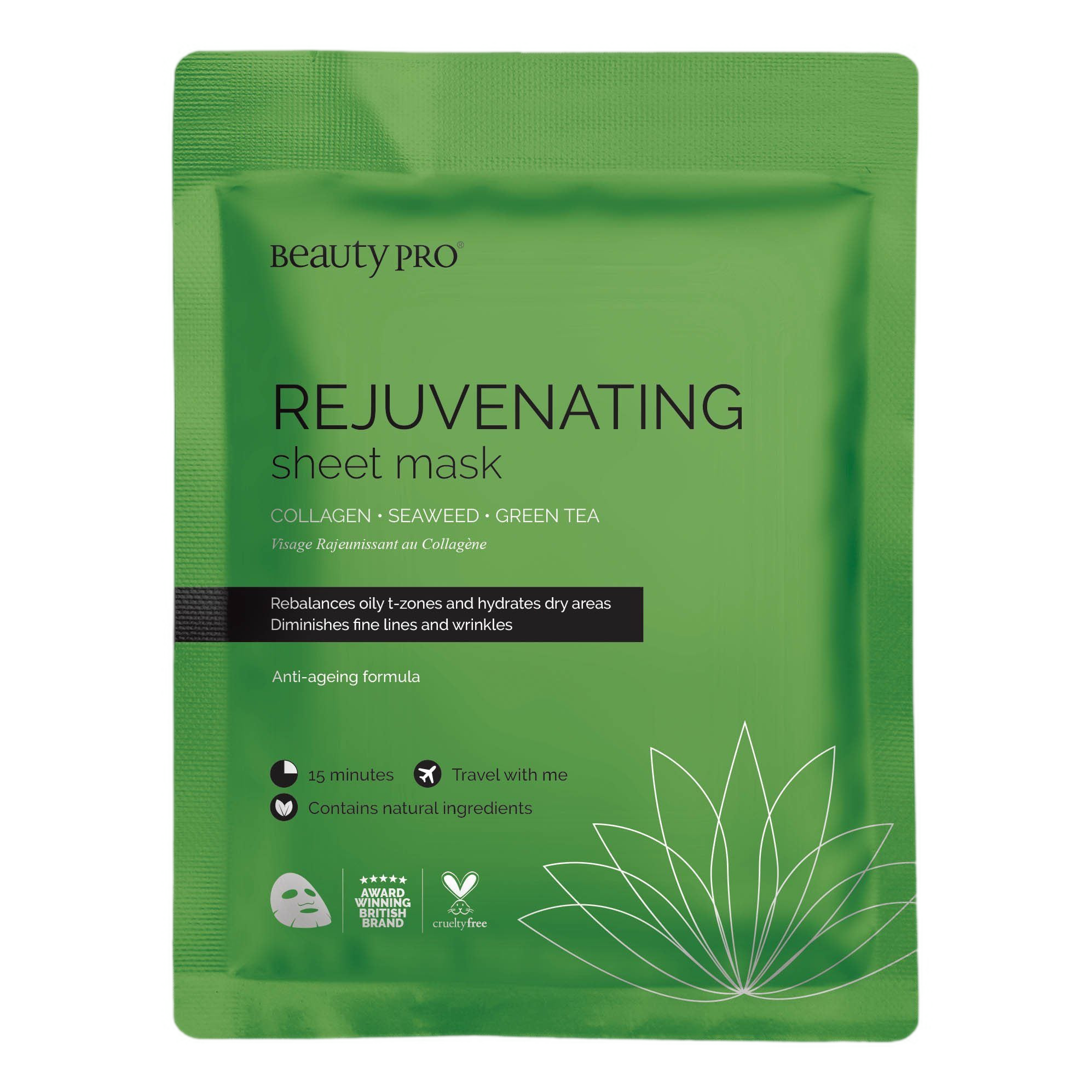 Beauty Pro Rejuvenating Sheet Mask ansiktsmaske