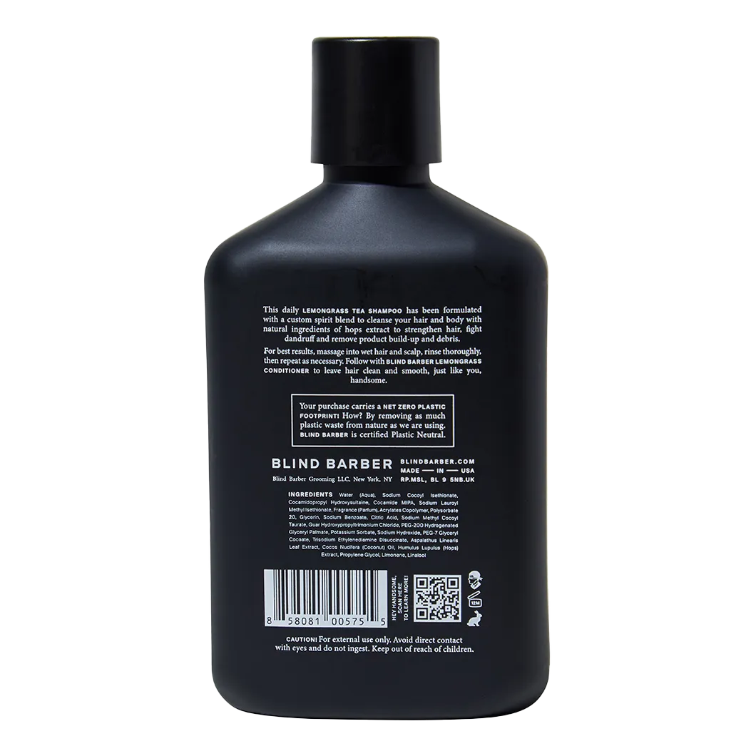 Blind Barber Lemongrass Tea sjampo
