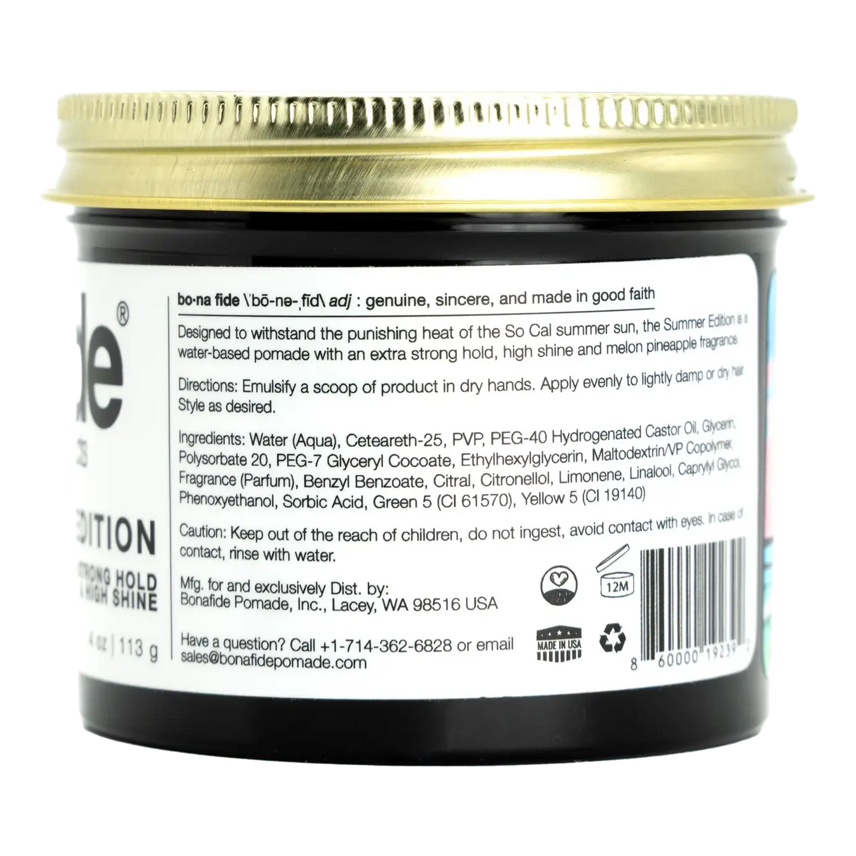 Bona Fide Summer Edition Pomade