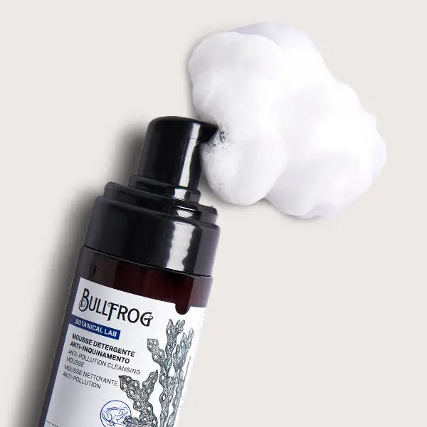 Bullfrog Anti-pollution cleansing mousse skjegg- og ansiktsvask