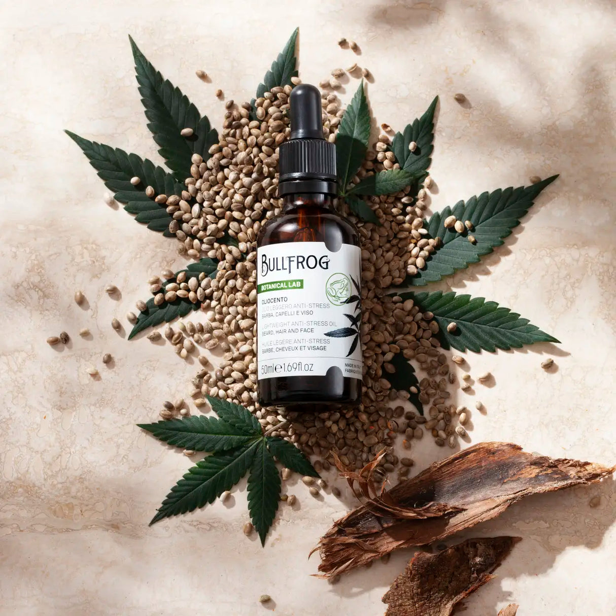 Bullfrog Oliocento - Light Antistress Oil skjegg- og ansiktsolje