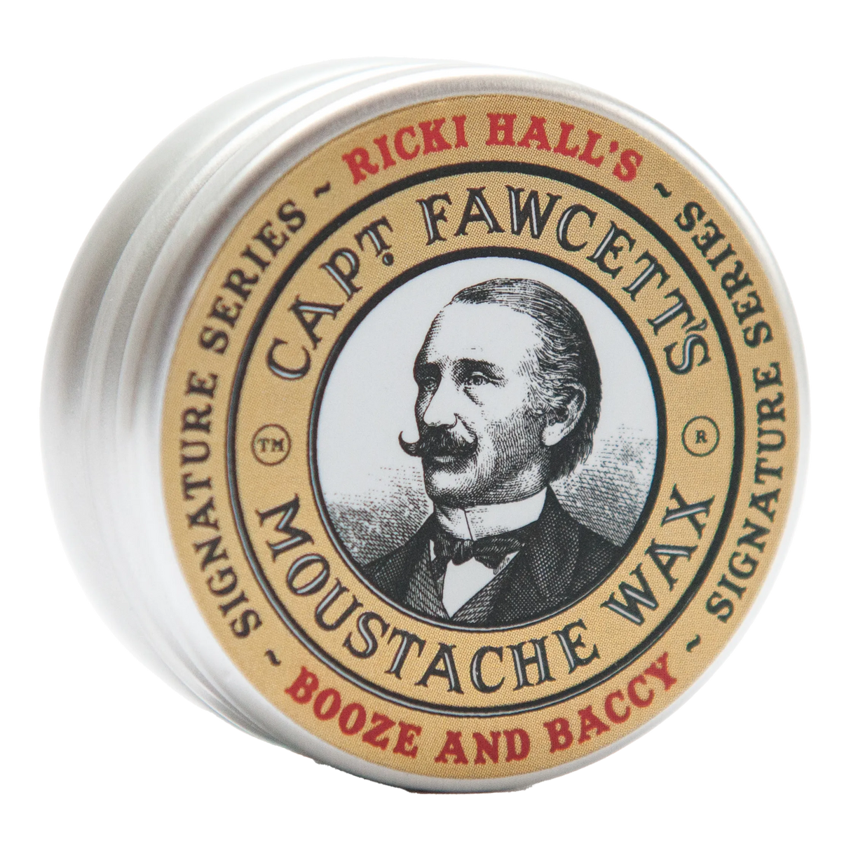 Captain Fawcett's Ricki Hall Booze & Baccy bartevoks / mustasjevoks