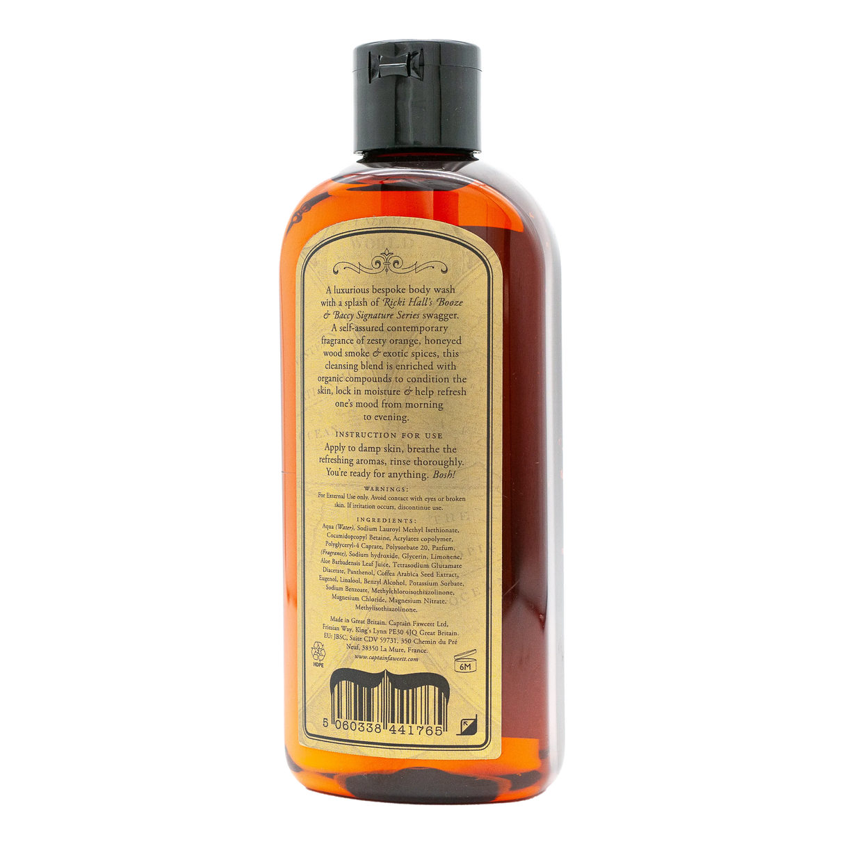 Captain Fawcett's Ricki Hall Booze & Baccy dusjgelé