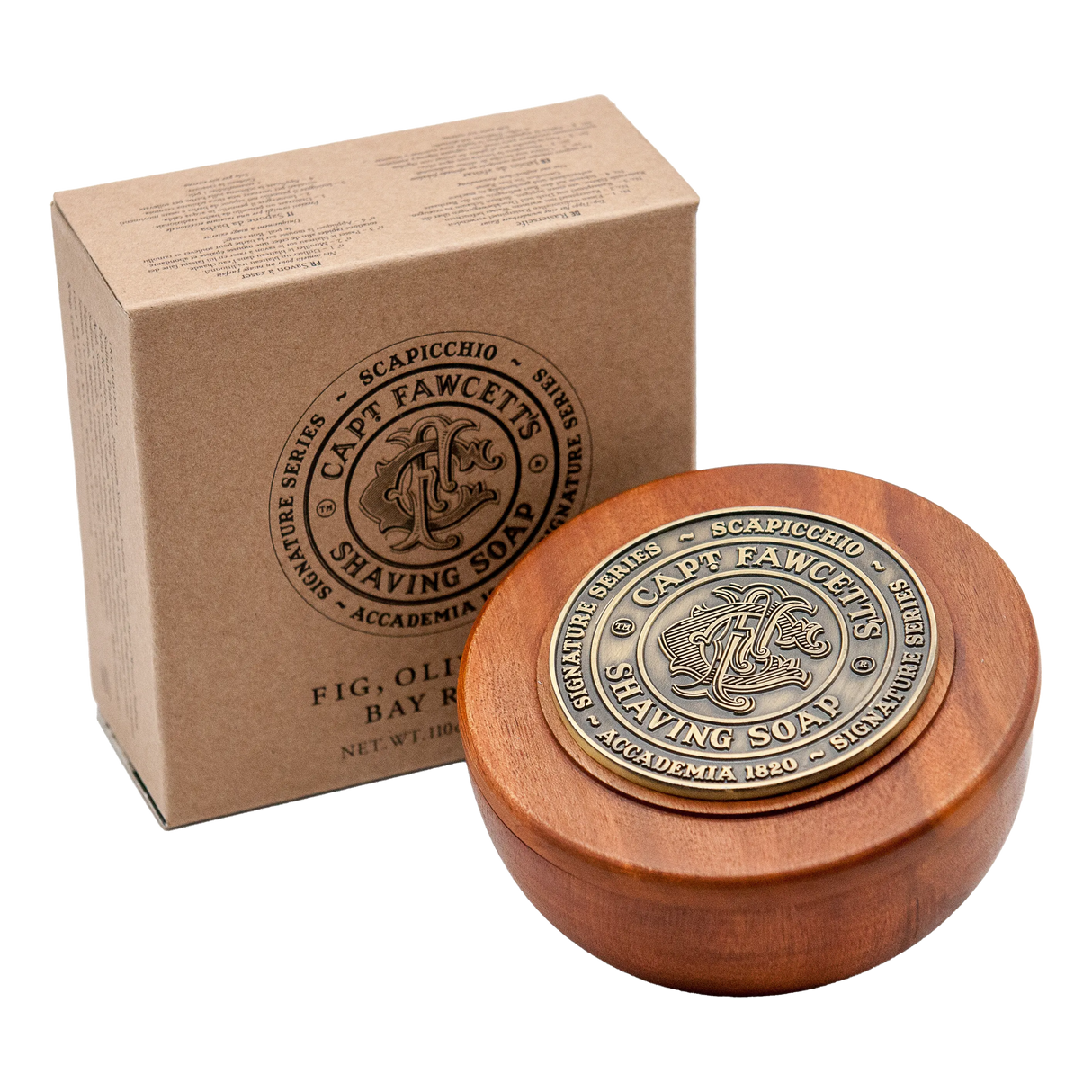 Captain Fawcett's barbersåpe i skål - Scapicchio