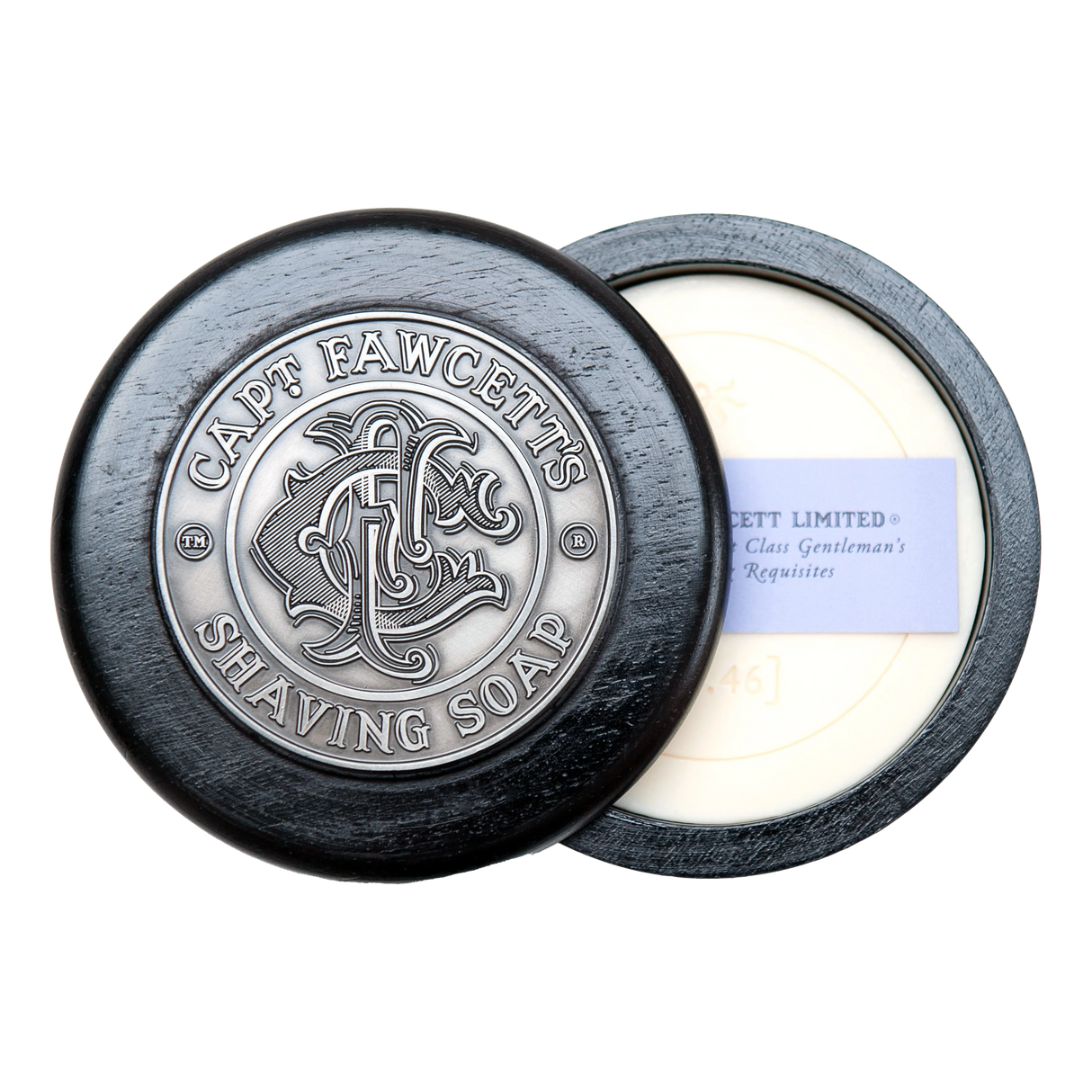 Captain Fawcett's barbersåpe i treskål - Original