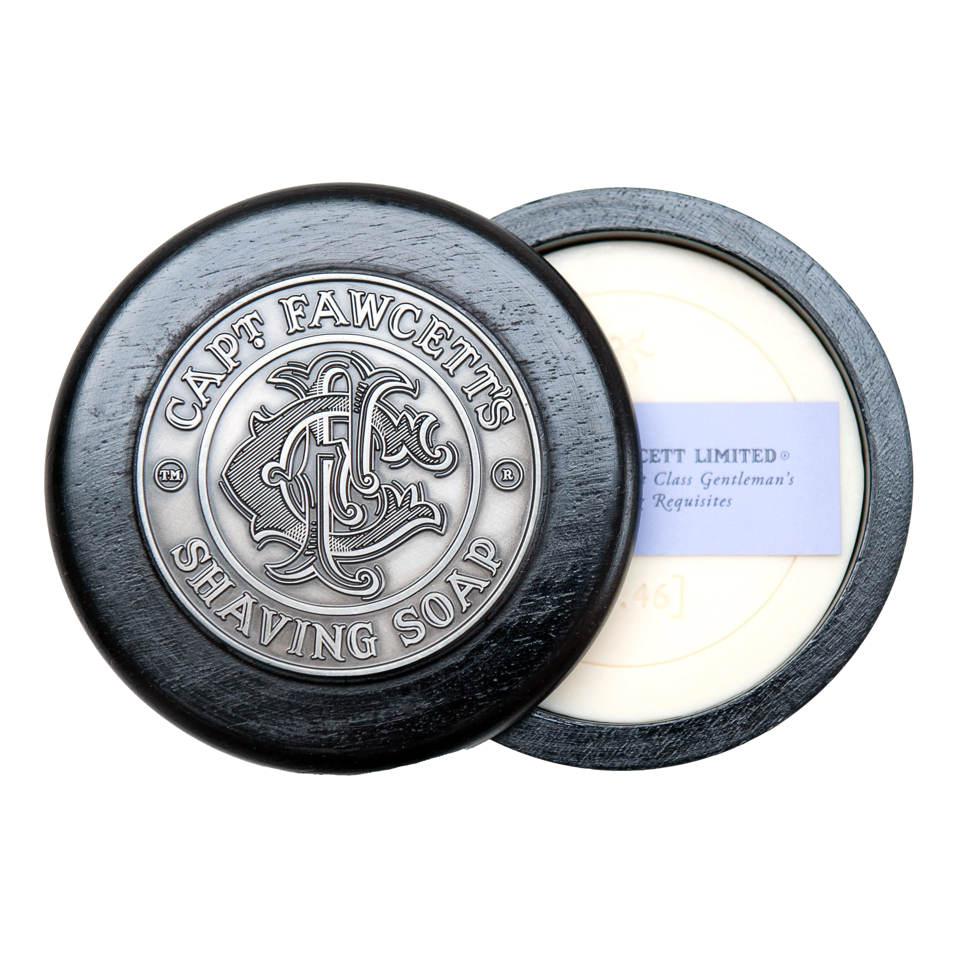 Captain Fawcett's barbersåpe i treskål - Original