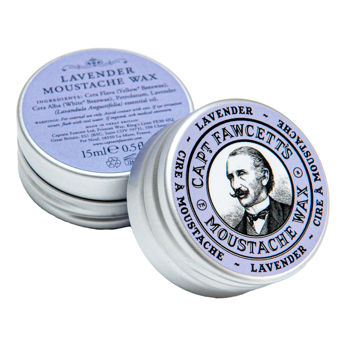 Captain Fawcett's bartevoks / mustasjevoks - Lavendel