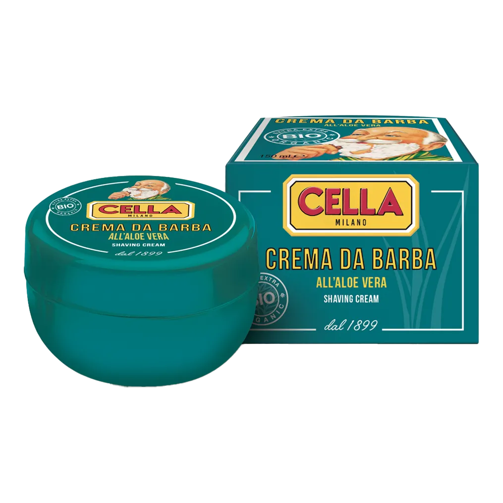 Cella Milano økologisk barberkrem i skål