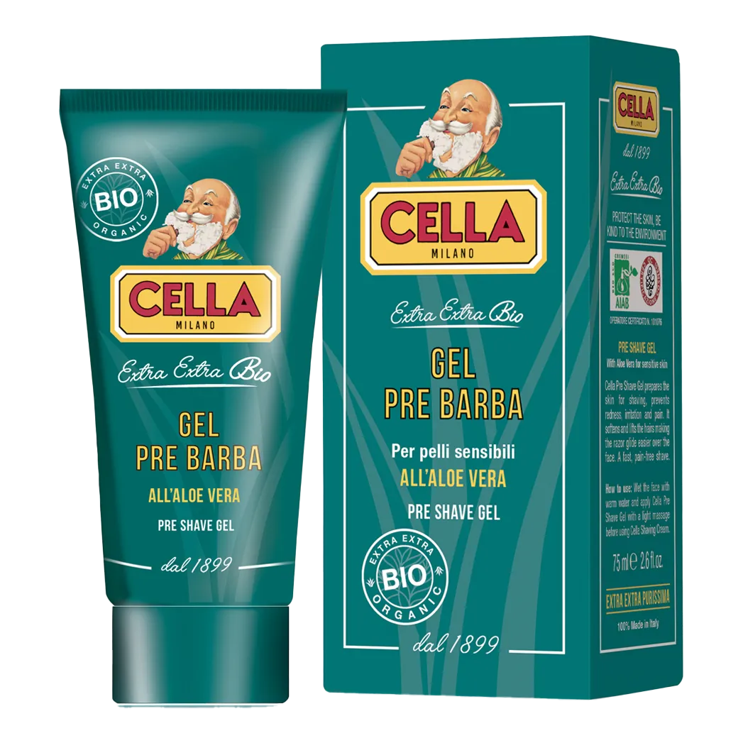 Cella Milano økologisk pre-shave gel