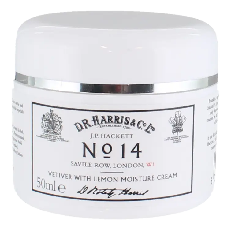 D.R. Harris No. 14 Vetiver og sitrus ansiktskrem