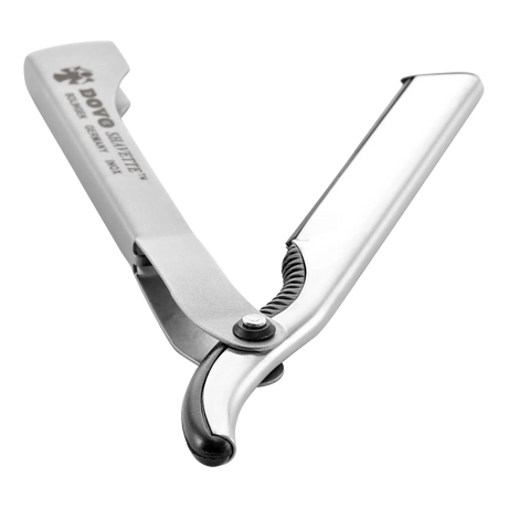 DOVO Shavette - Matt aluminium