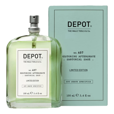 Depot No. 407 - Restoring Aftershave etterbarberingsvann - Sartorial Sage