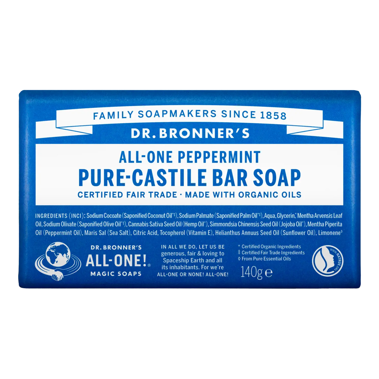 Dr. Bronner's Castile såpe Peppermynte