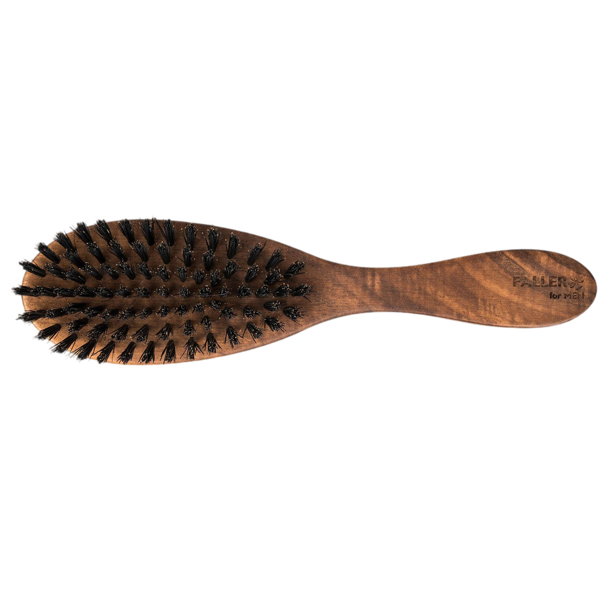 Faller RoughLine hårbørste med villsvinbust og valnøttskaft