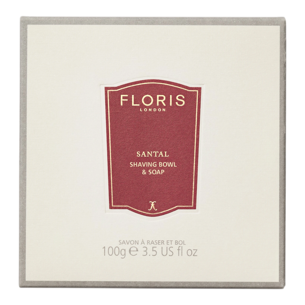 Floris Santal barbersåpe i treskål