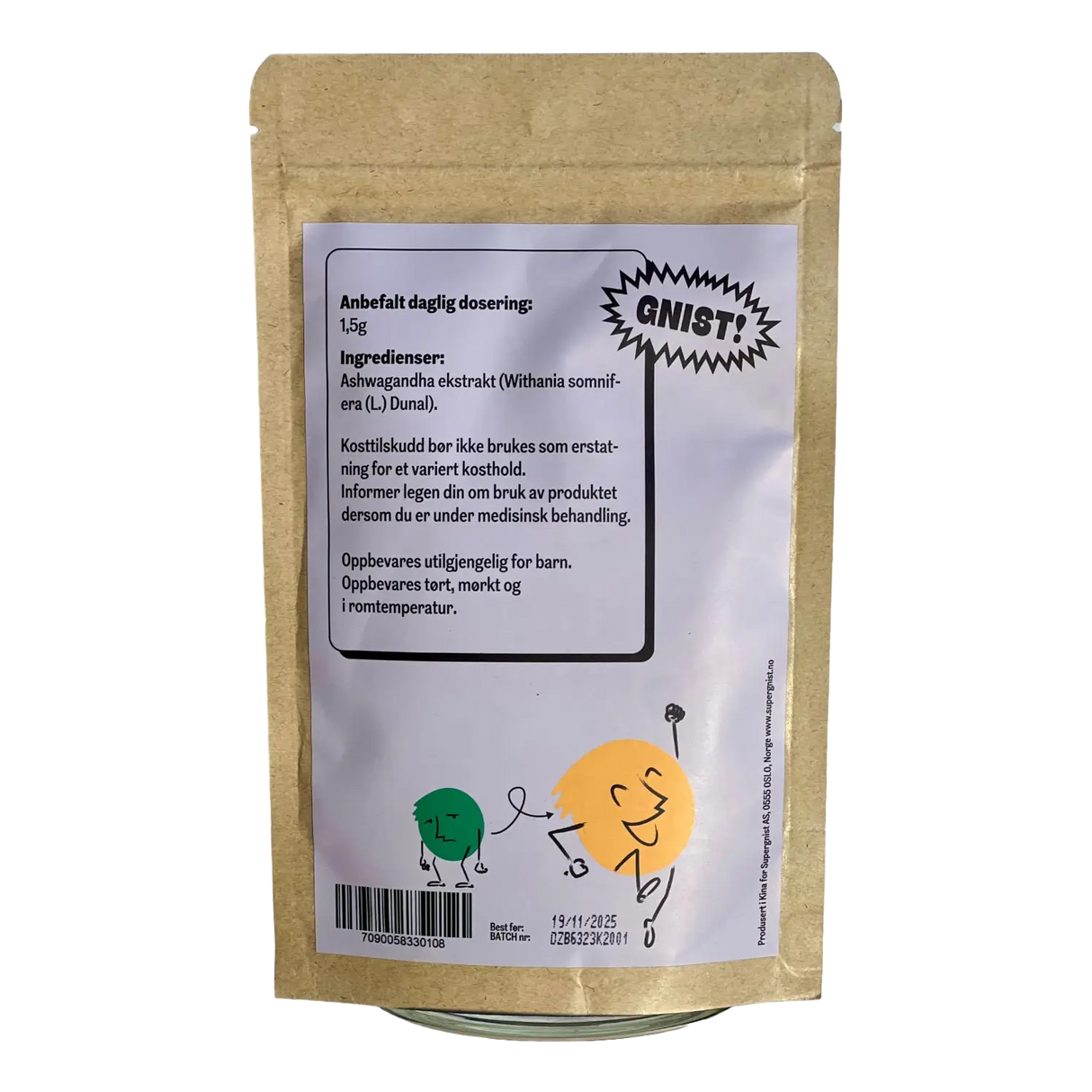 GNIST! Aswagandha pulver 100g