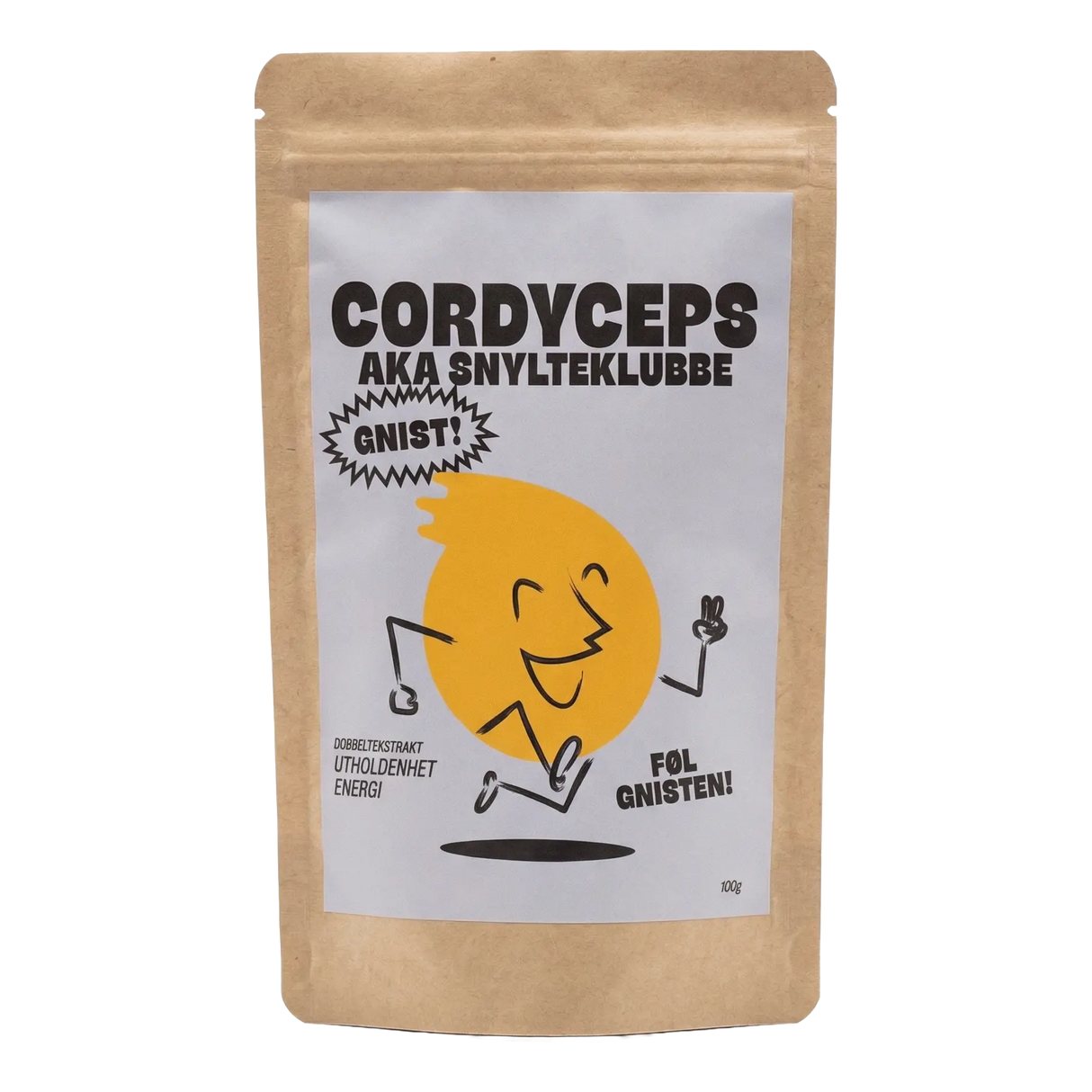 GNIST! Cordyceps dobbeltekstrakt pulver