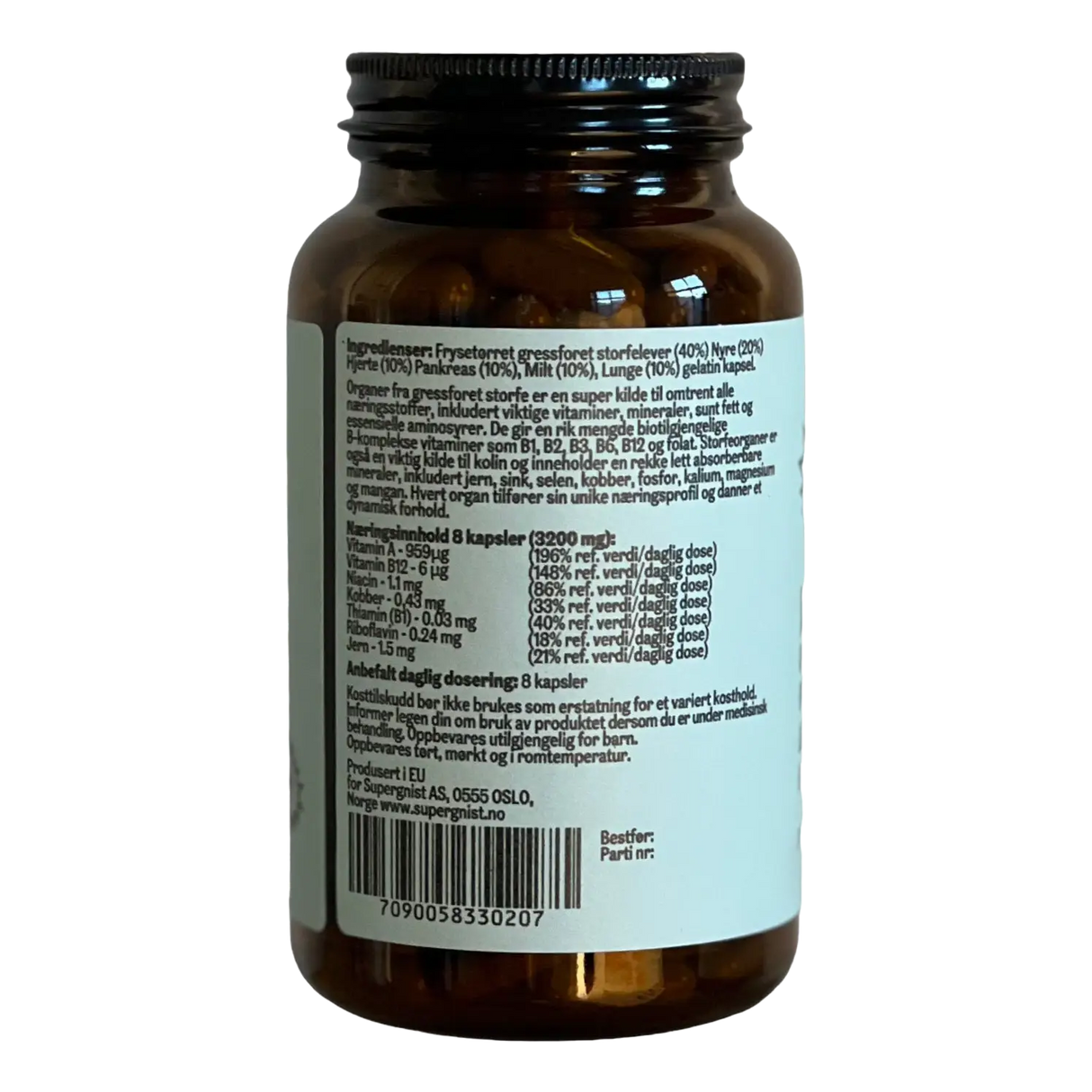 GNIST! Den ultimate organ miksen kapsler 240 stk