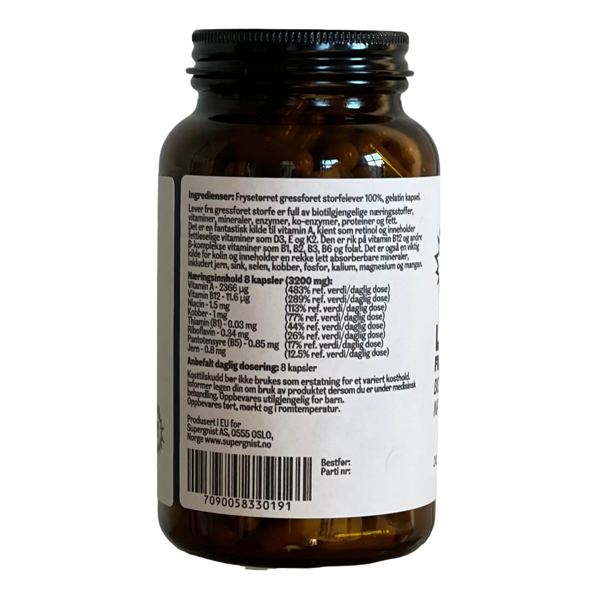 GNIST! Leverkapsler kapsler 240 stk