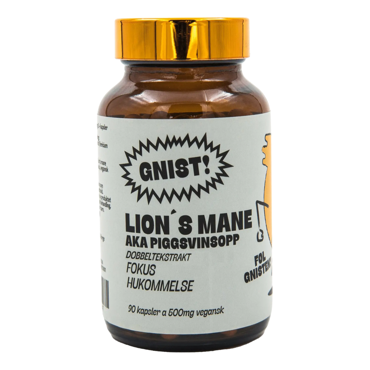 GNIST! Lion's Mane dobbeltekstrakt kapsler