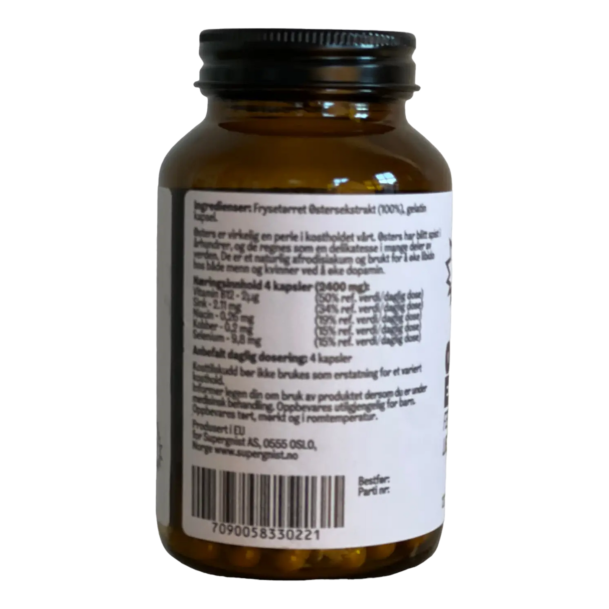 GNIST! Østersekstrakt kaplser