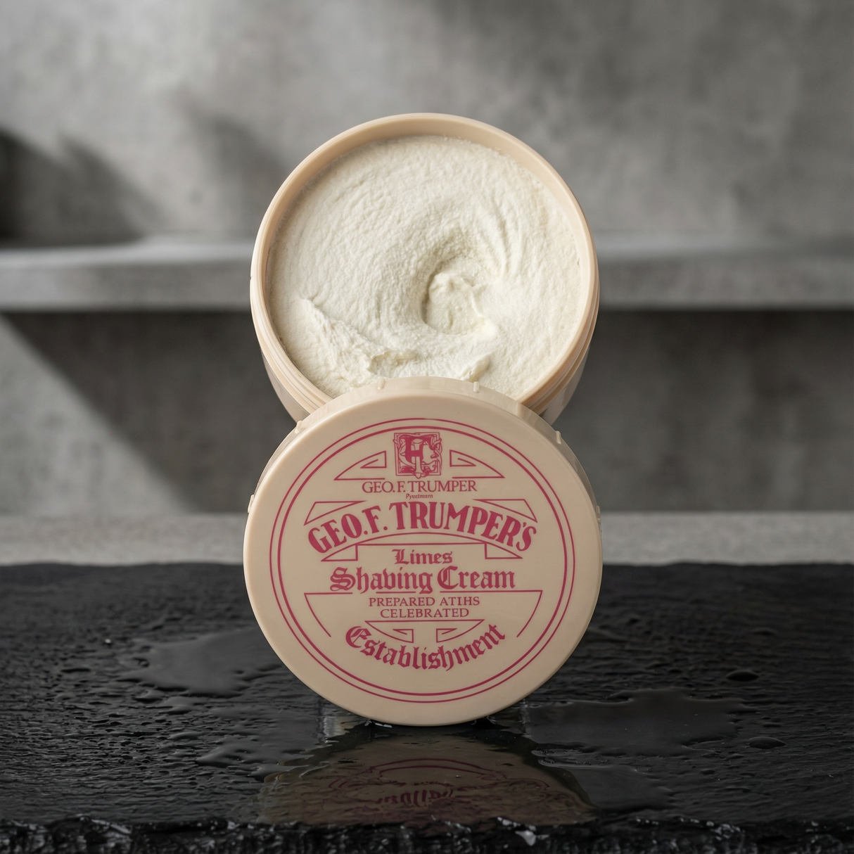 Geo F. Trumper barberkrem i skål - Extract of Limes