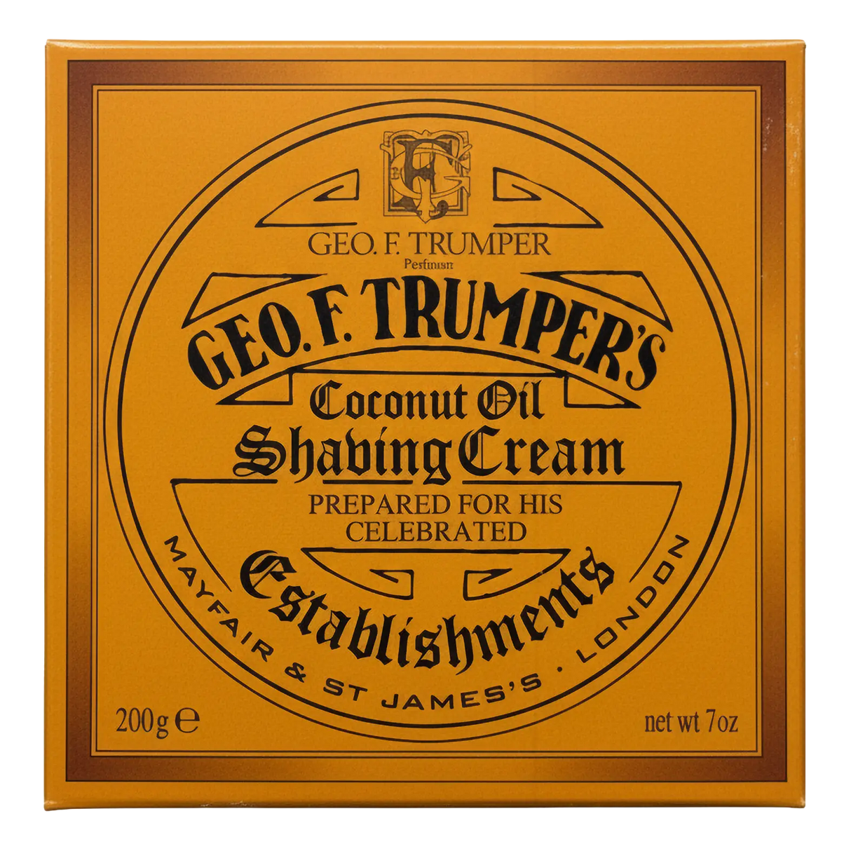 Geo F. Trumper barberkrem i skål - Kokosnøtt