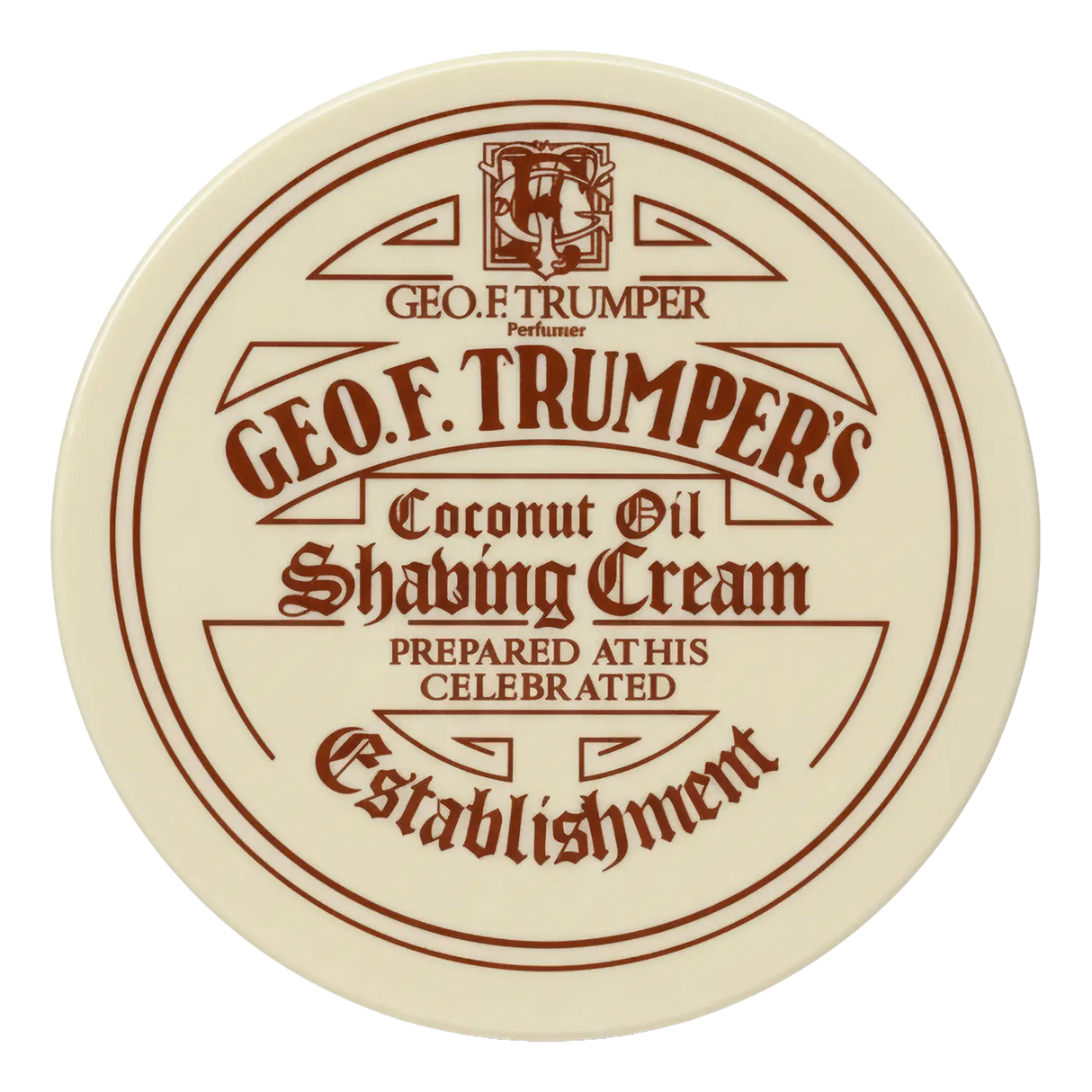 Geo F. Trumper barberkrem i skål - Kokosnøtt