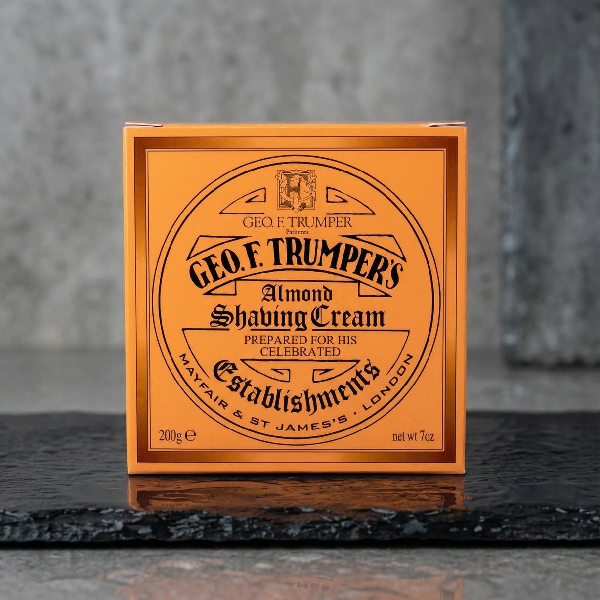 Geo F. Trumper barberkrem i skål - Mandel