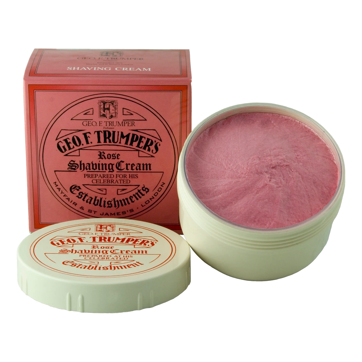 Geo F. Trumper barberkrem i skål - Rose