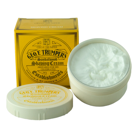 Geo F. Trumper barberkrem i skål - Sandeltre