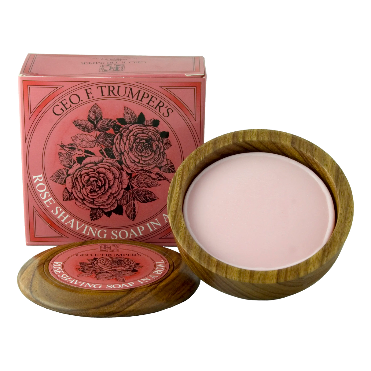 Geo F. Trumper barbersåpe i treskål Rose