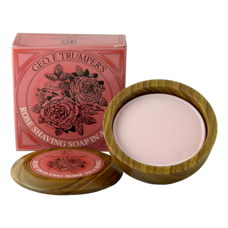 Geo F. Trumper barbersåpe i treskål Rose
