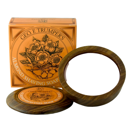 Geo F. Trumper barbersåpe i treskål Mandel