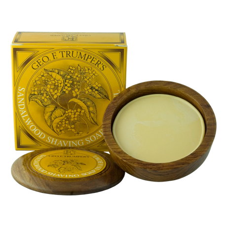 Geo F. Trumper barbersåpe i treskål Sandeltre