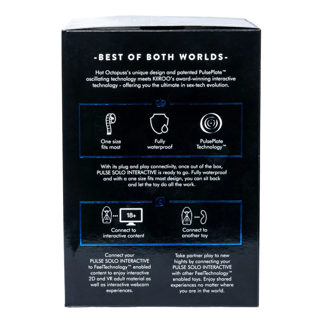 Hot Octopuss Pulse Solo Interactive masturbator