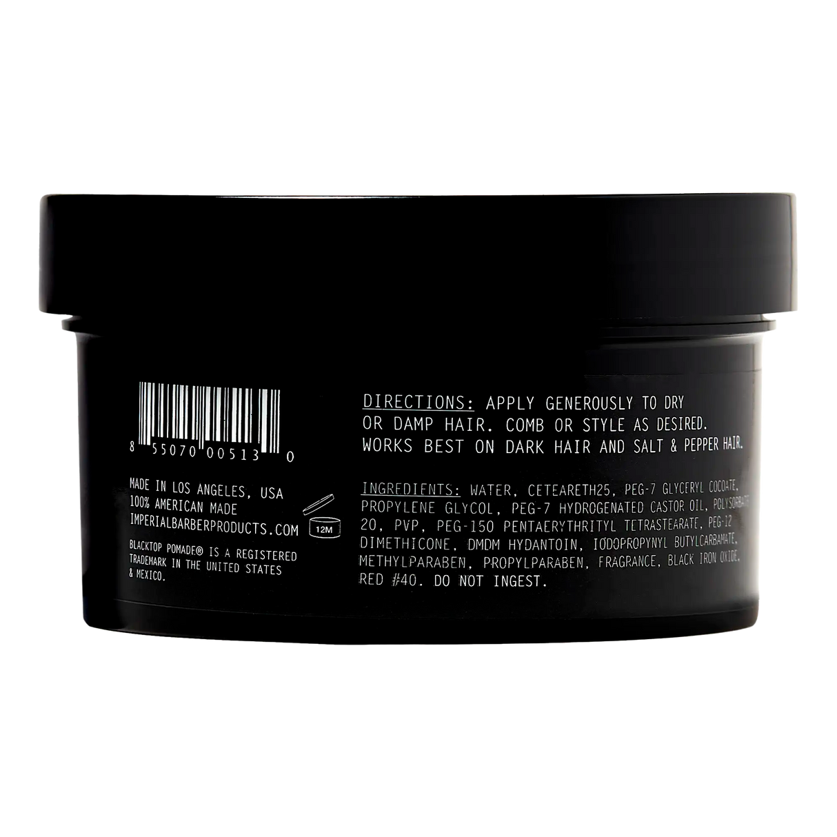 Imperial Barber Products Blacktop Pomade