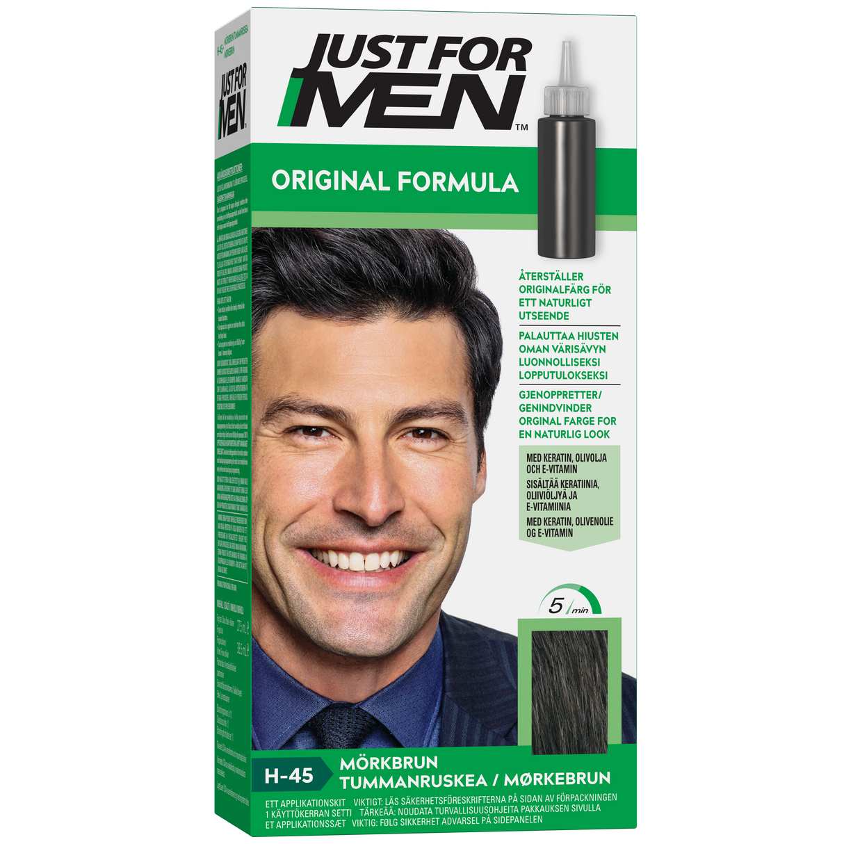 Just For Men Original Formula hårfarge Mørkebrun